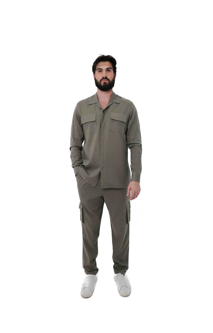 Cargo Linen Trousers