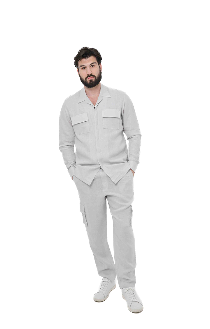 Cargo Linen Trousers