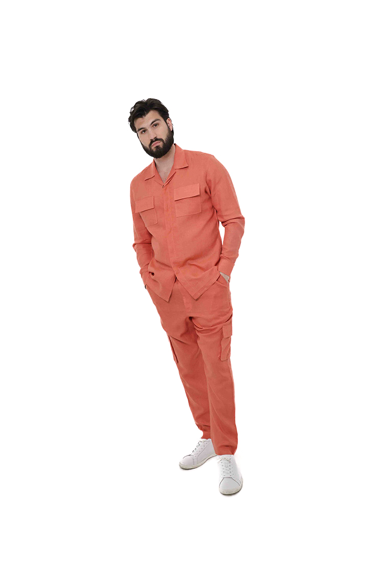 Cargo Linen Trousers